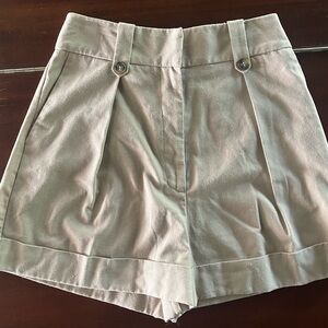 ASOS Tan - Sand High Waist Tailored Shorts